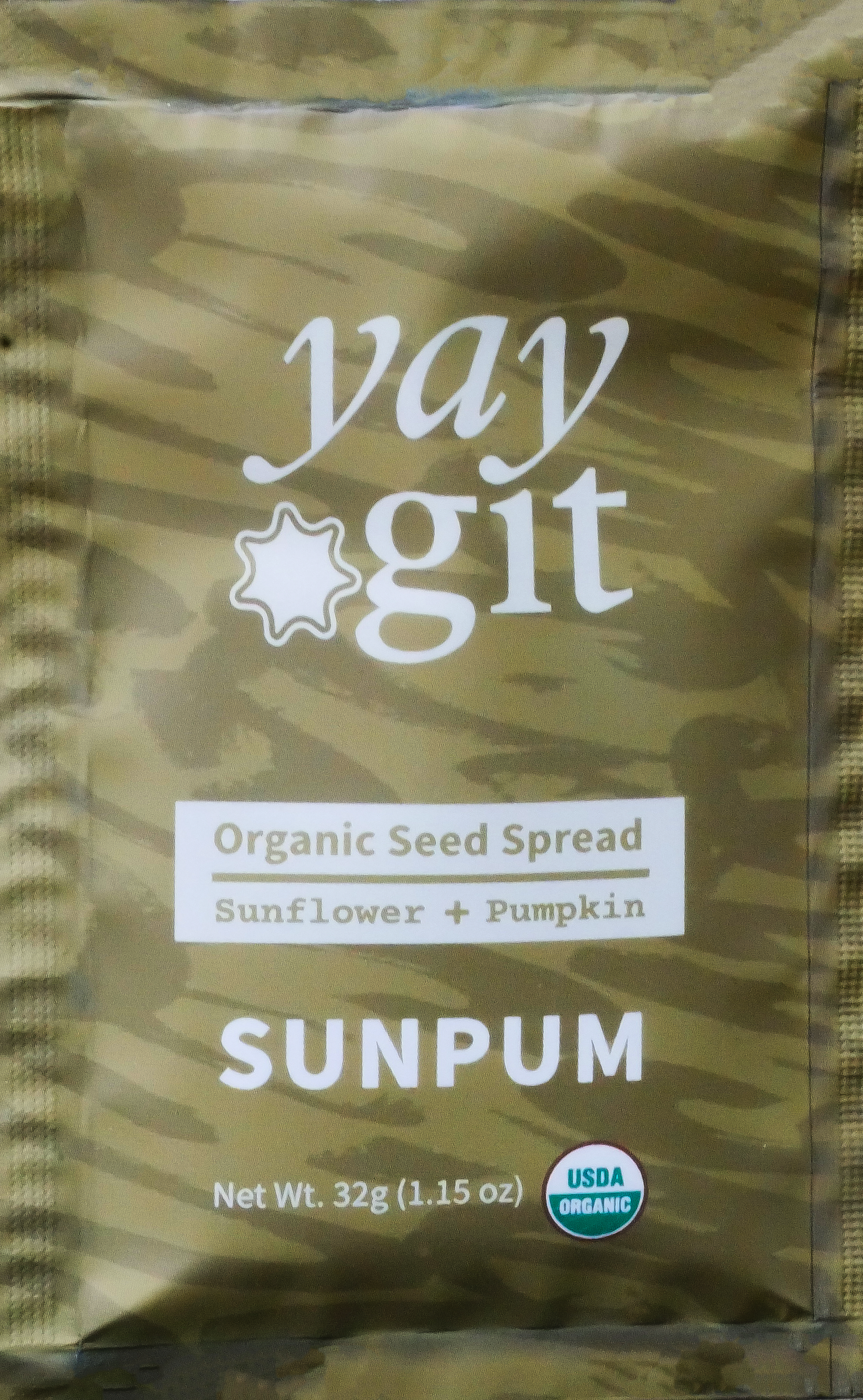 Sunpum Seed Spread - SQUEEZE PACKS 1.15 OZ (PACK OF 10)
