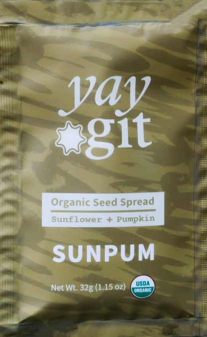 Sunpum Seed Spread - SQUEEZE PACKS 1.15 OZ (PACK OF 10)