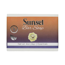 Sunset Bar Soap with Patchouli, Orange, and Lavender essential oils