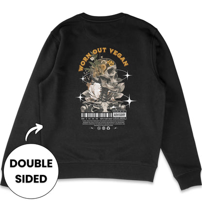 Floral Skeleton Streetwear Sweatshirt