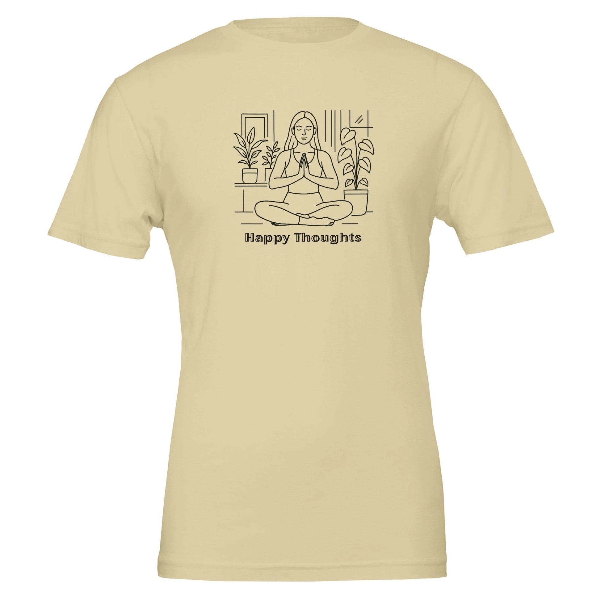 'Happy Thoughts' Version 2, Eco - Friendly TShirt - Vegan America