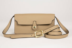 Lavāda Signature Crossbody Wallet Clutch in Tan - Vegan America