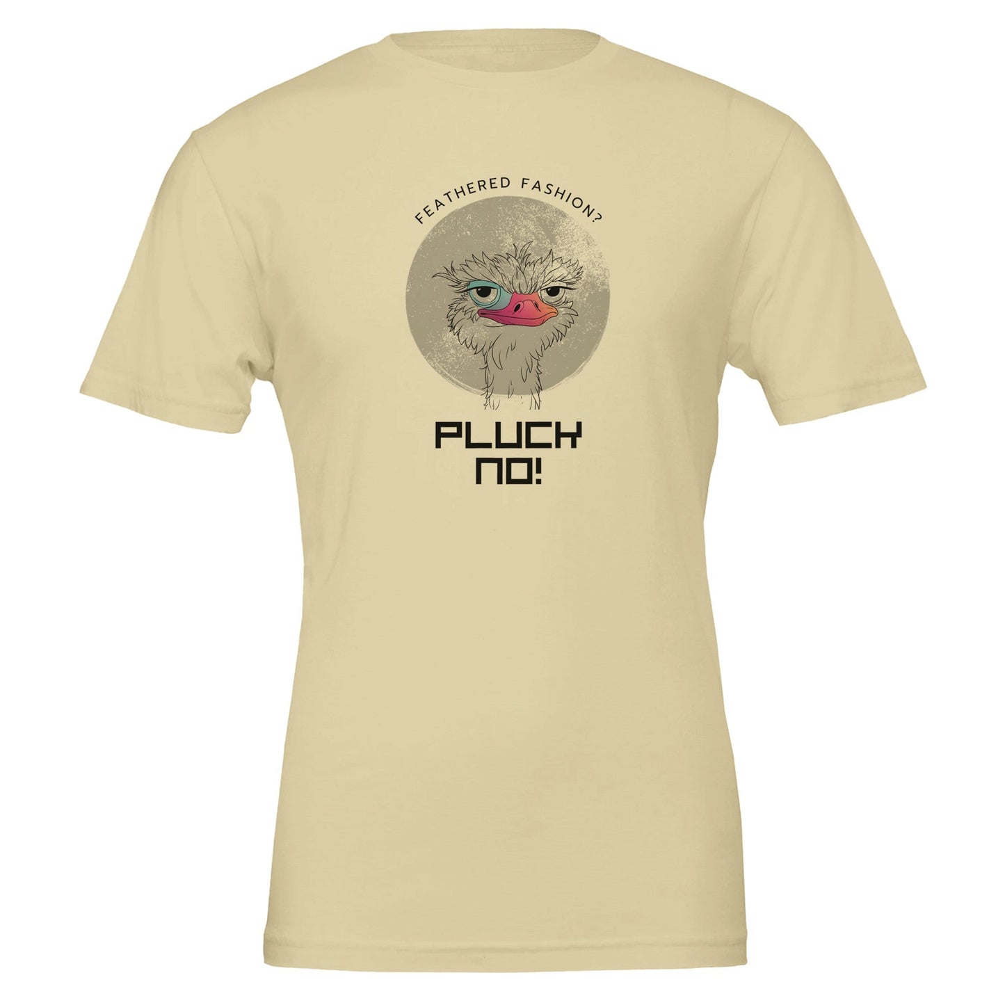 Pluck No! Funny Vegan Premium Tshirt - Vegan America