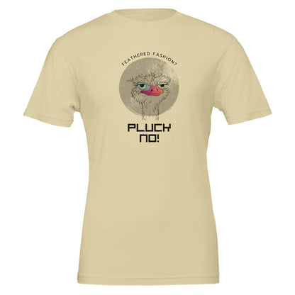 Pluck No! Funny Vegan Premium Tshirt - Vegan America