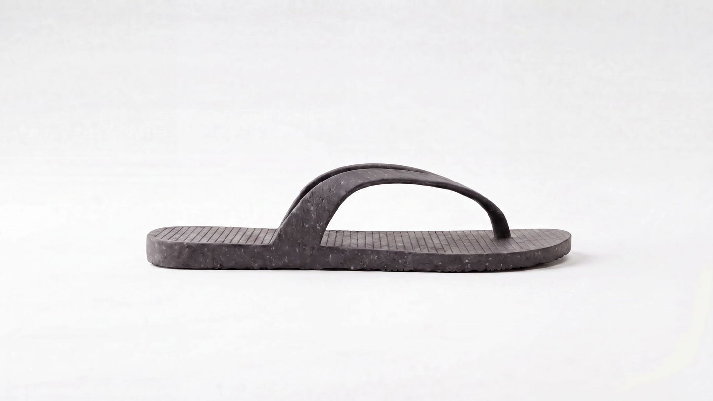 The Fløps™ flip flop PRIMAL Charcoal Black 35-36 
