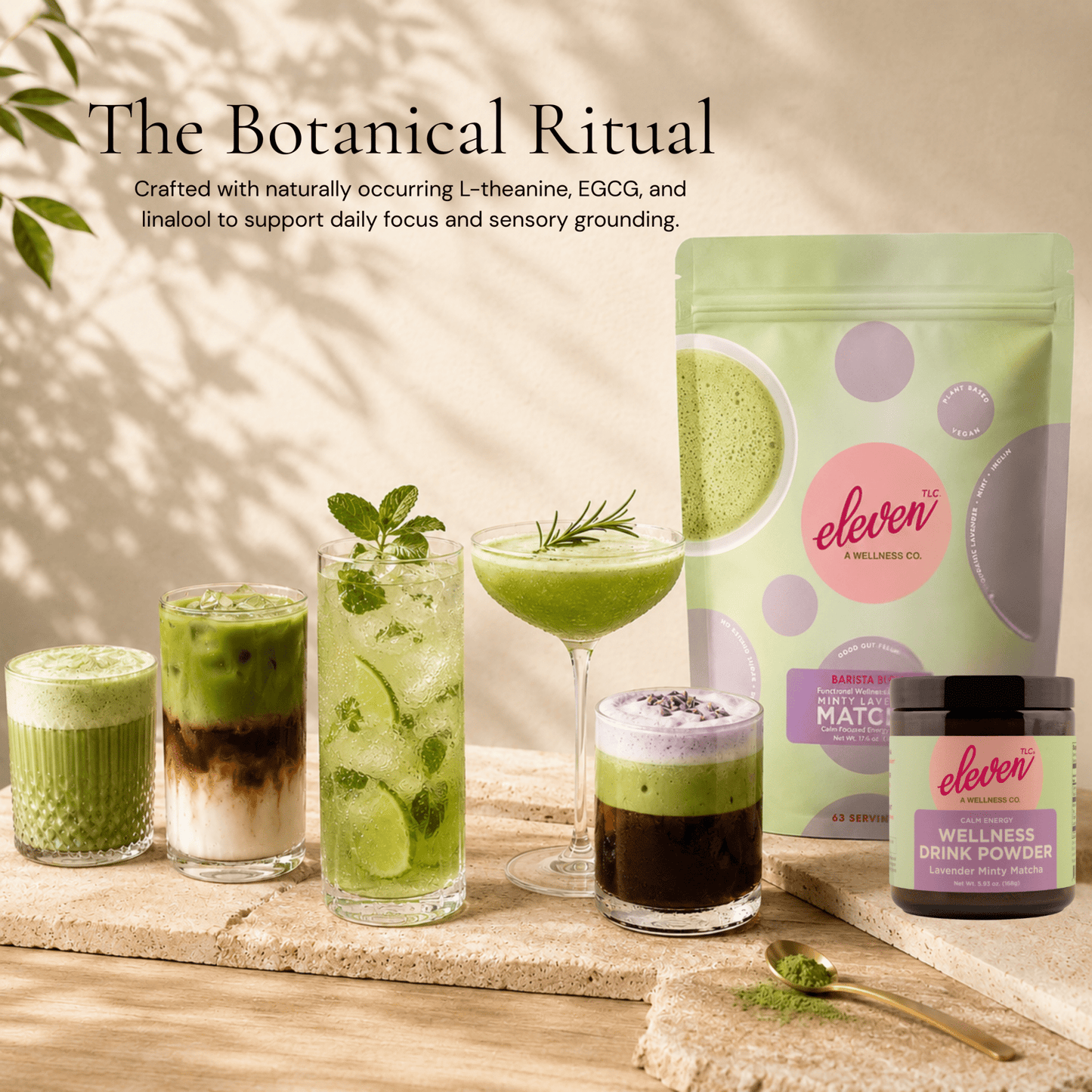 Minty Lavender Matcha Powder - Vegan America