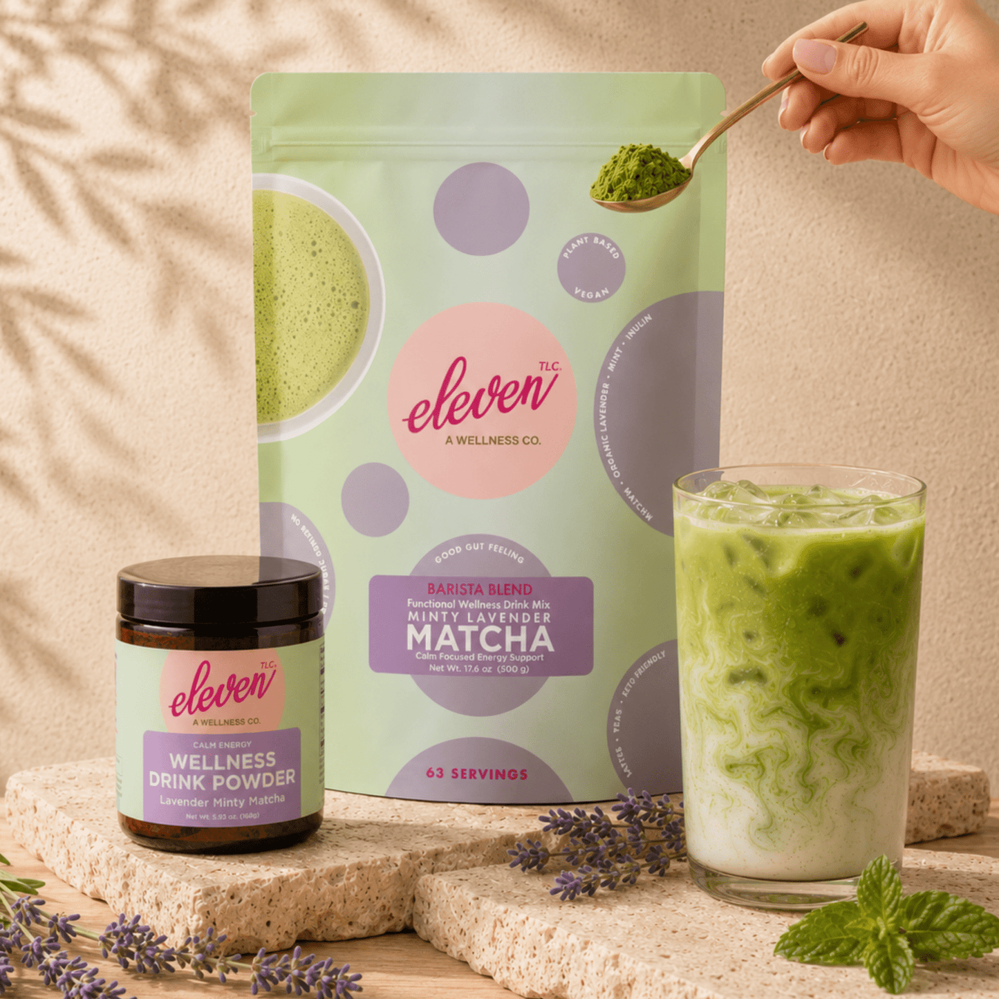 Minty Lavender Matcha Powder 500g - Vegan America