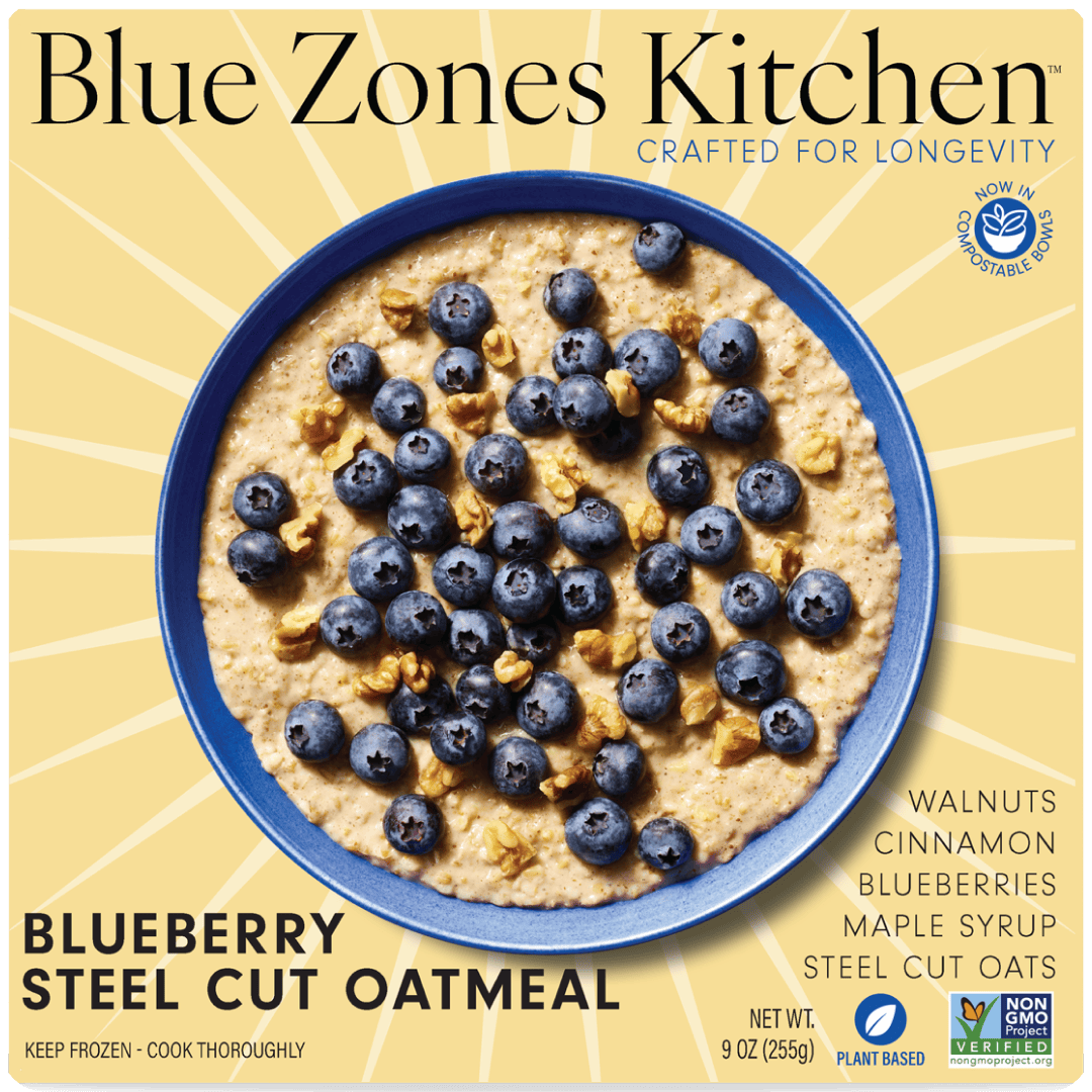 Blueberry Steel Cut Oatmeal - Vegan America