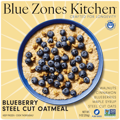 Blueberry Steel Cut Oatmeal - Vegan America