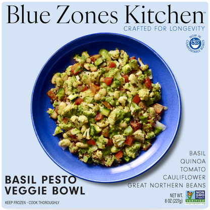 Basil Pesto Veggie Bowl - Vegan America