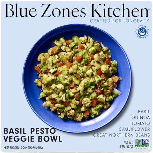 Basil Pesto Veggie Bowl - Vegan America
