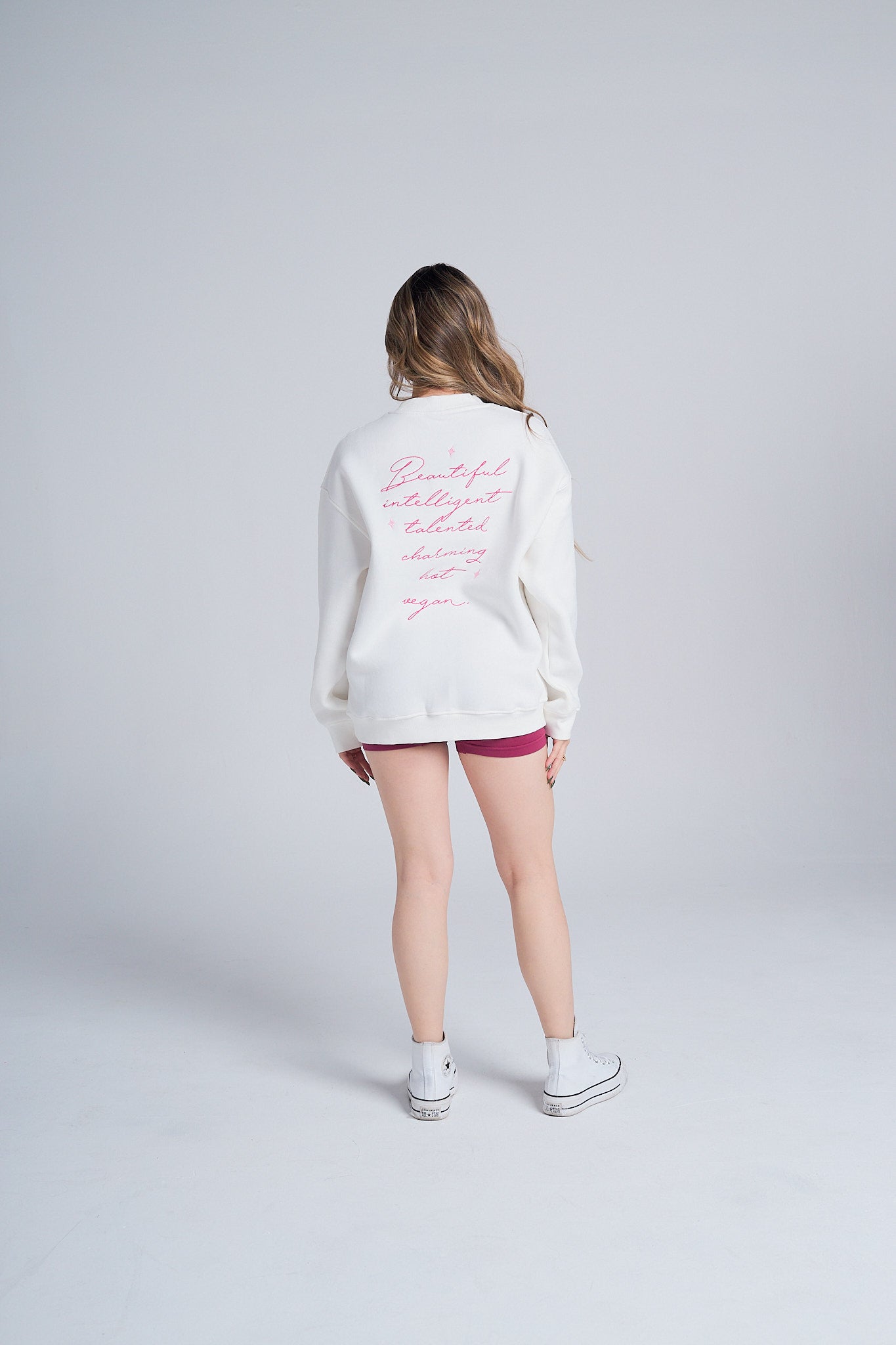 Pretty vegan girls Crewneck