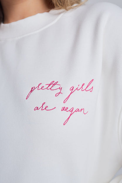 Pretty vegan girls Crewneck