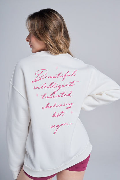 Pretty vegan girls Crewneck