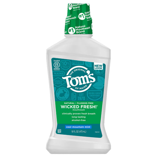 Cool Mountain Mint Wicked Fresh! Fluoride-Free Natural Mouthwash