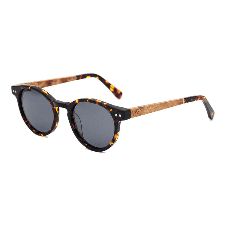 Ganges - Unisex Wood and Bio Acetate Sunglasses - Vegan America