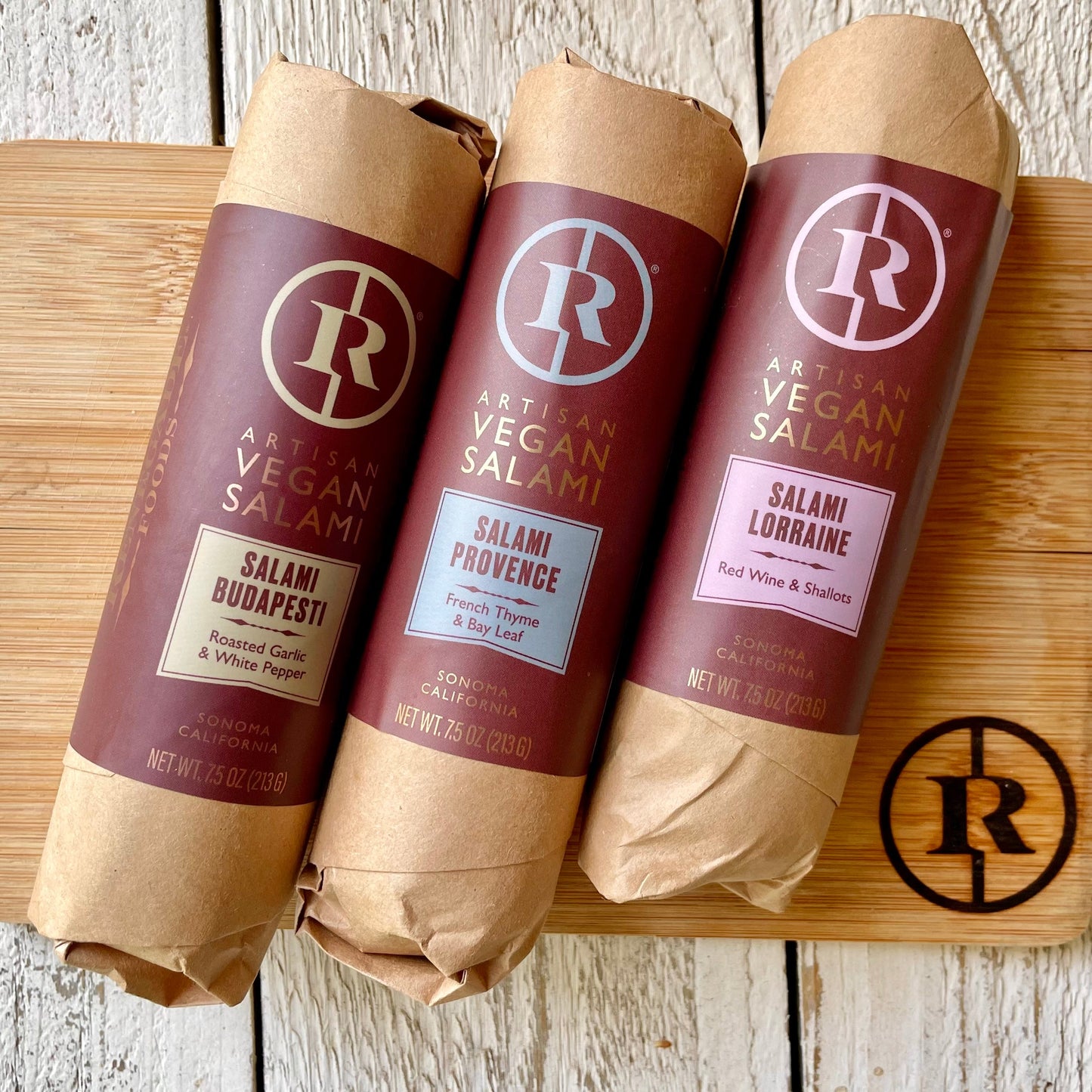 Plant-Based French/Hungarian Salami 3-Pack