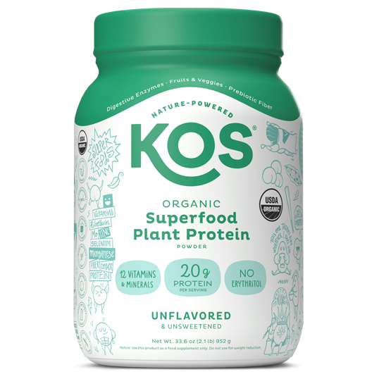 Organic Plant Protein, Unflavored & Unsweetened, 28 Servings