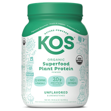 Organic Plant Protein, Unflavored & Unsweetened, 28 Servings