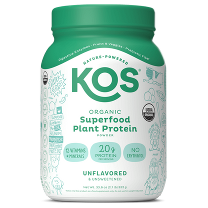 Organic Plant Protein, Unflavored & Unsweetened, 28 Servings