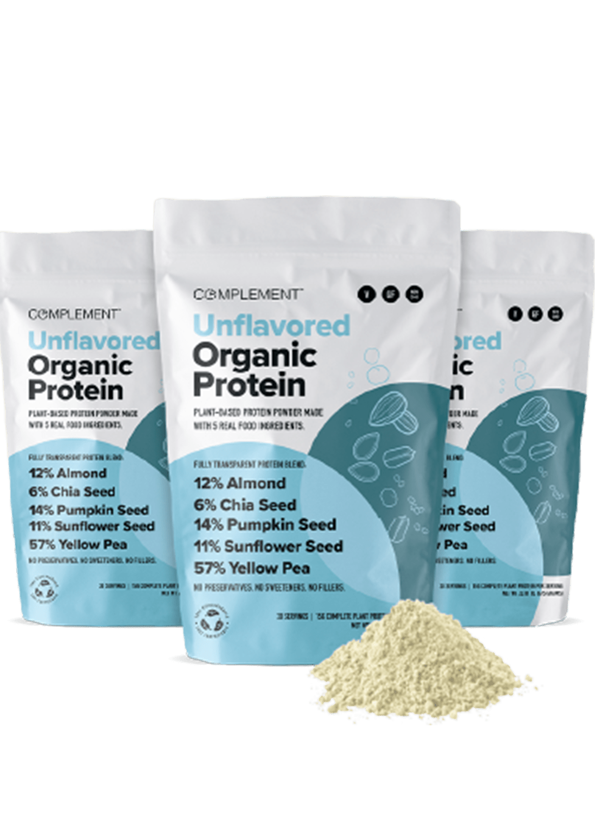 3x Unflavored Protein - Vegan America
