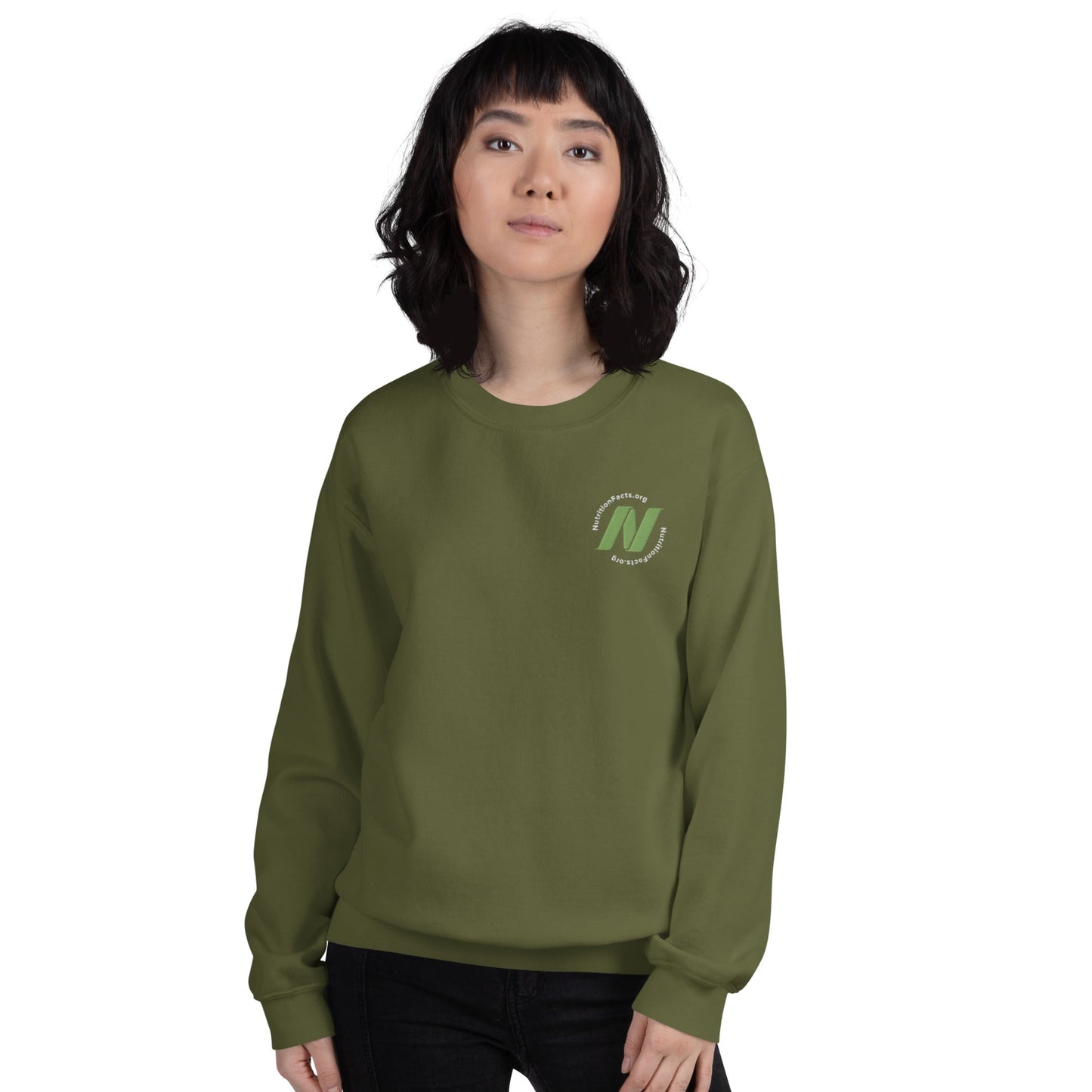 NF Embroidered Crewneck Sweatshirt
