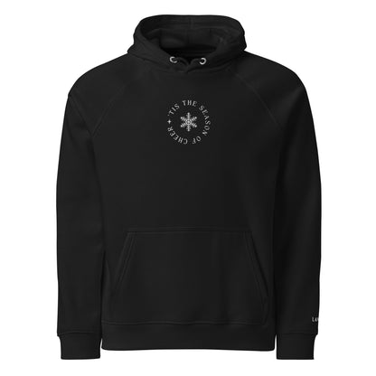 'Tis the Season Embroidered 100% Organic Cotton Hoodie - Vegan America