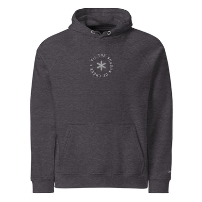 'Tis the Season Embroidered 100% Organic Cotton Hoodie - Vegan America