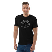 Sustainable T shirt, 100% Organic cotton, 'Planet Earth' Unisex - Vegan America