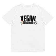 VEGAN For The Animals Unisex organic cotton t-shirt