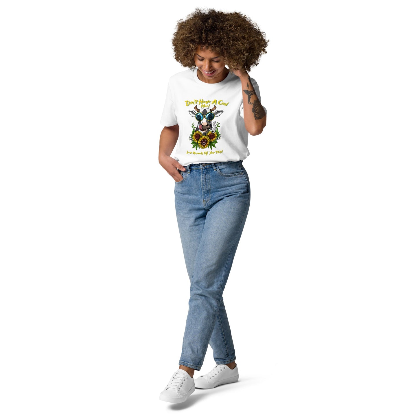 VEGAN " Don't Have A Cow " Unisex organic cotton t-shirt