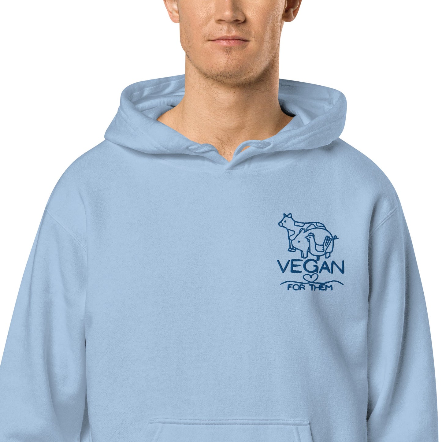 VEGAN For Them Unisex Pigment-Dyed Hoodie