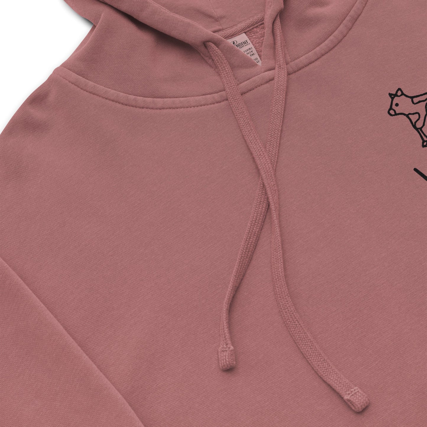 VEGAN For Them Unisex Pigment-Dyed Hoodie
