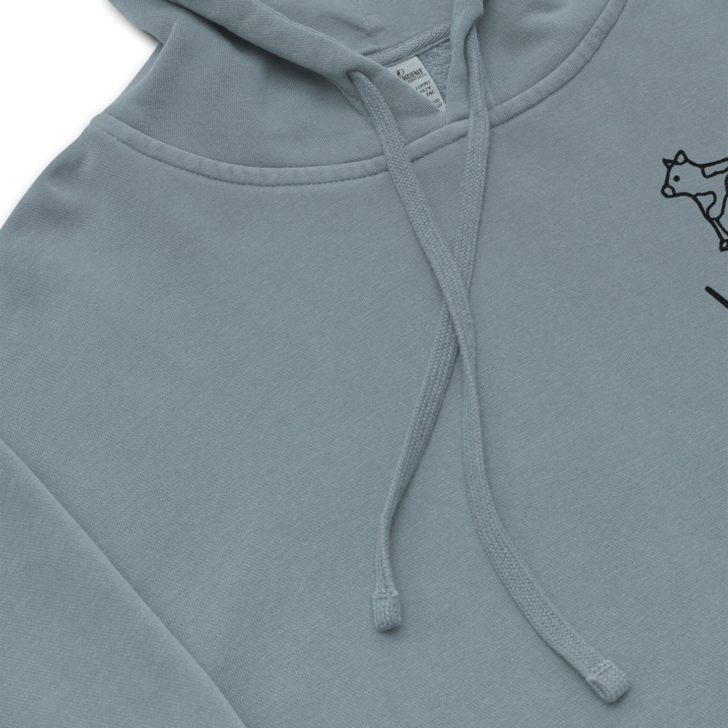 VEGAN For Them Unisex Pigment-Dyed Hoodie