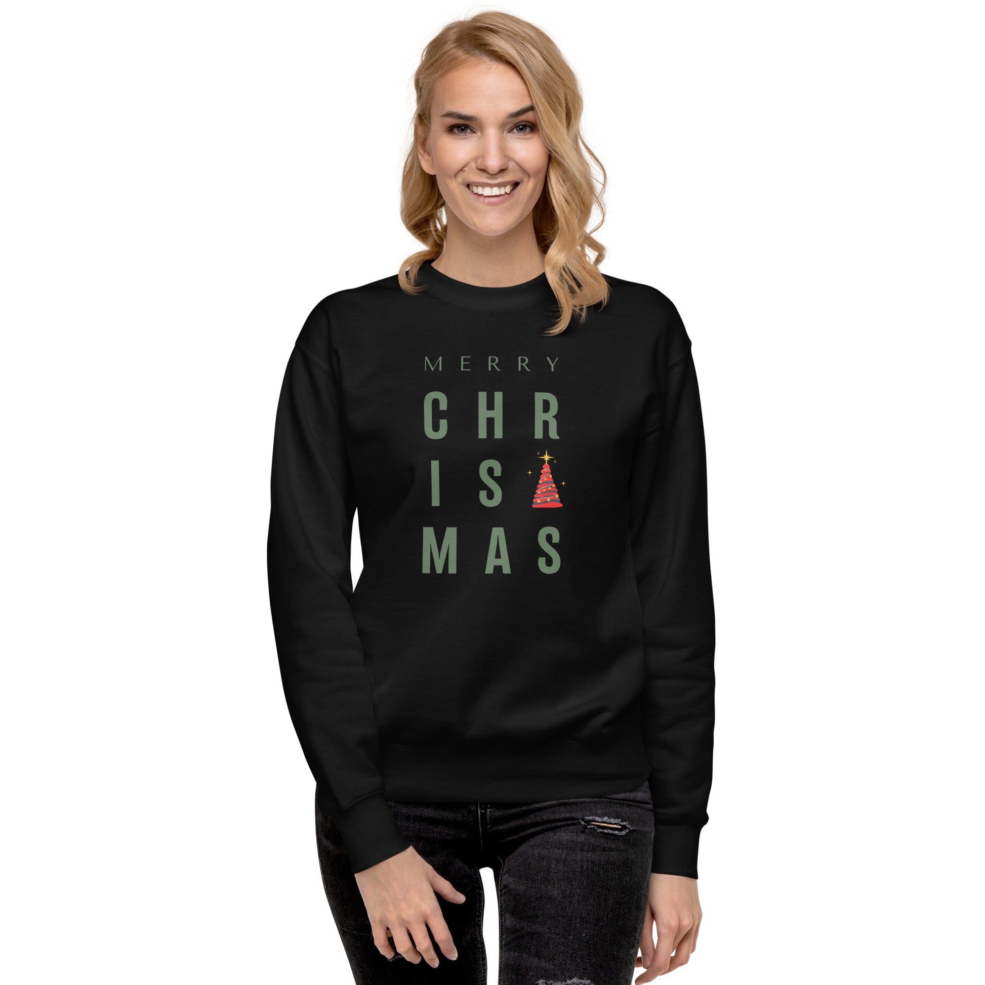 Merry Christmas Sweatshirt - Vegan America