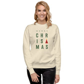 Merry Christmas Sweatshirt - Vegan America