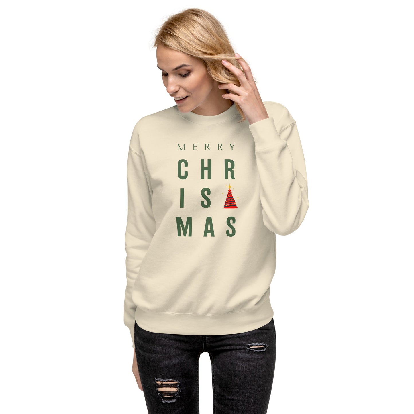 Merry Christmas Sweatshirt - Vegan America