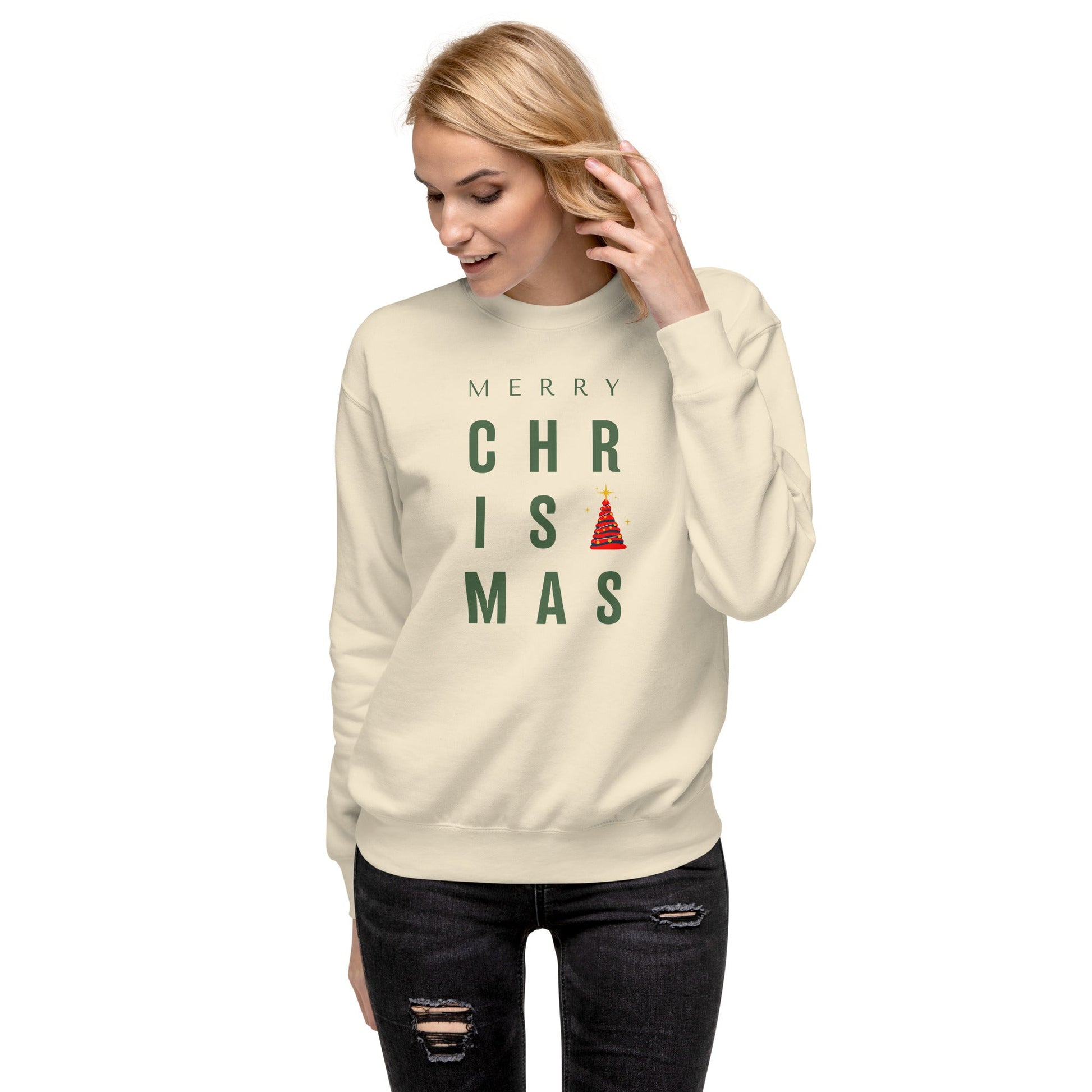 Merry Christmas Sweatshirt - Vegan America