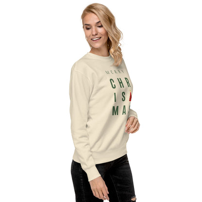 Merry Christmas Sweatshirt - Vegan America