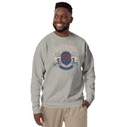 North Pole, Unisex Holiday Sweatshirt - Vegan America