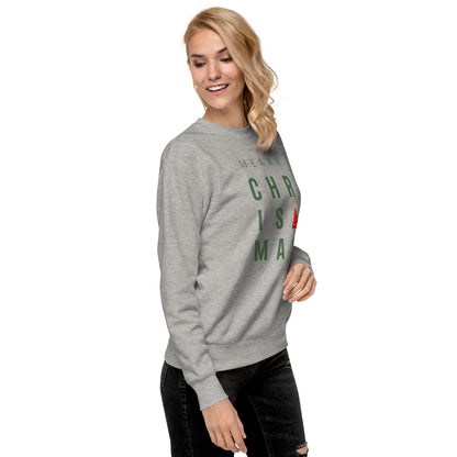 Merry Christmas Sweatshirt - Vegan America