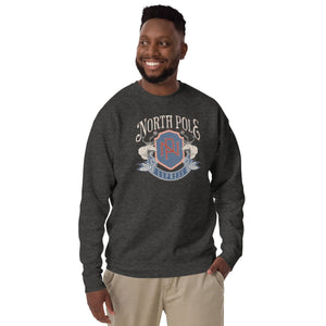 North Pole, Unisex Holiday Sweatshirt - Vegan America