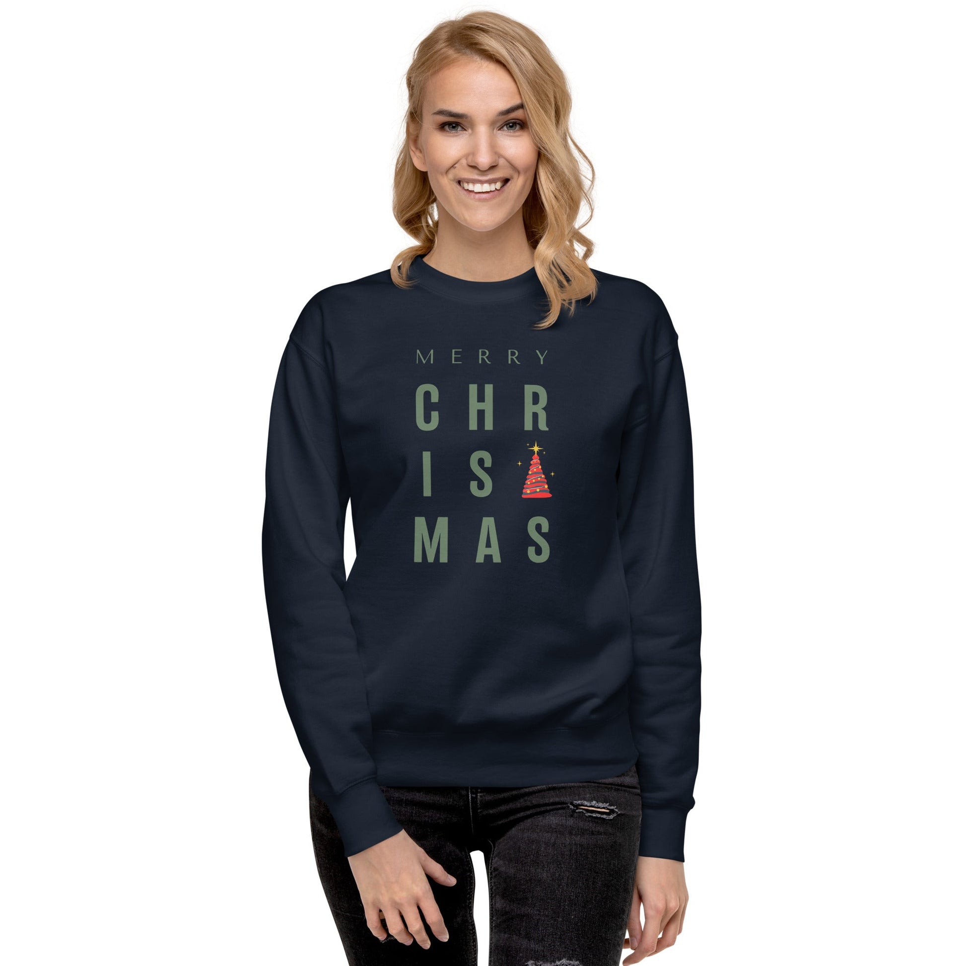 Merry Christmas Sweatshirt - Vegan America