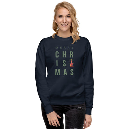 Merry Christmas Sweatshirt - Vegan America