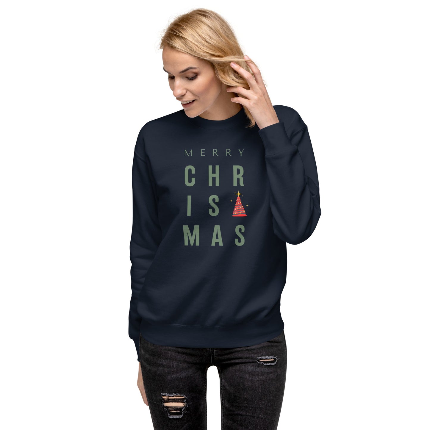 Merry Christmas Sweatshirt - Vegan America