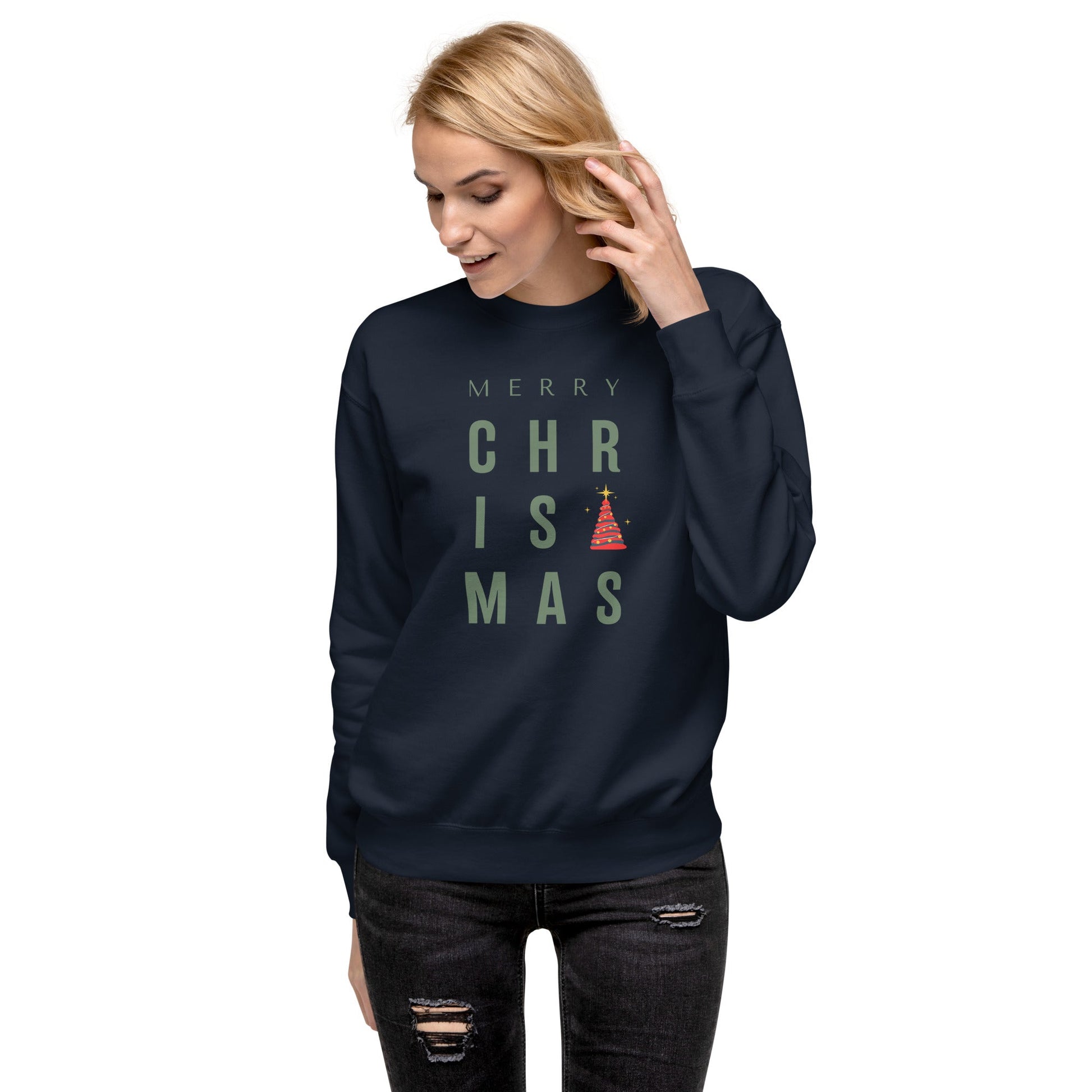 Merry Christmas Sweatshirt - Vegan America