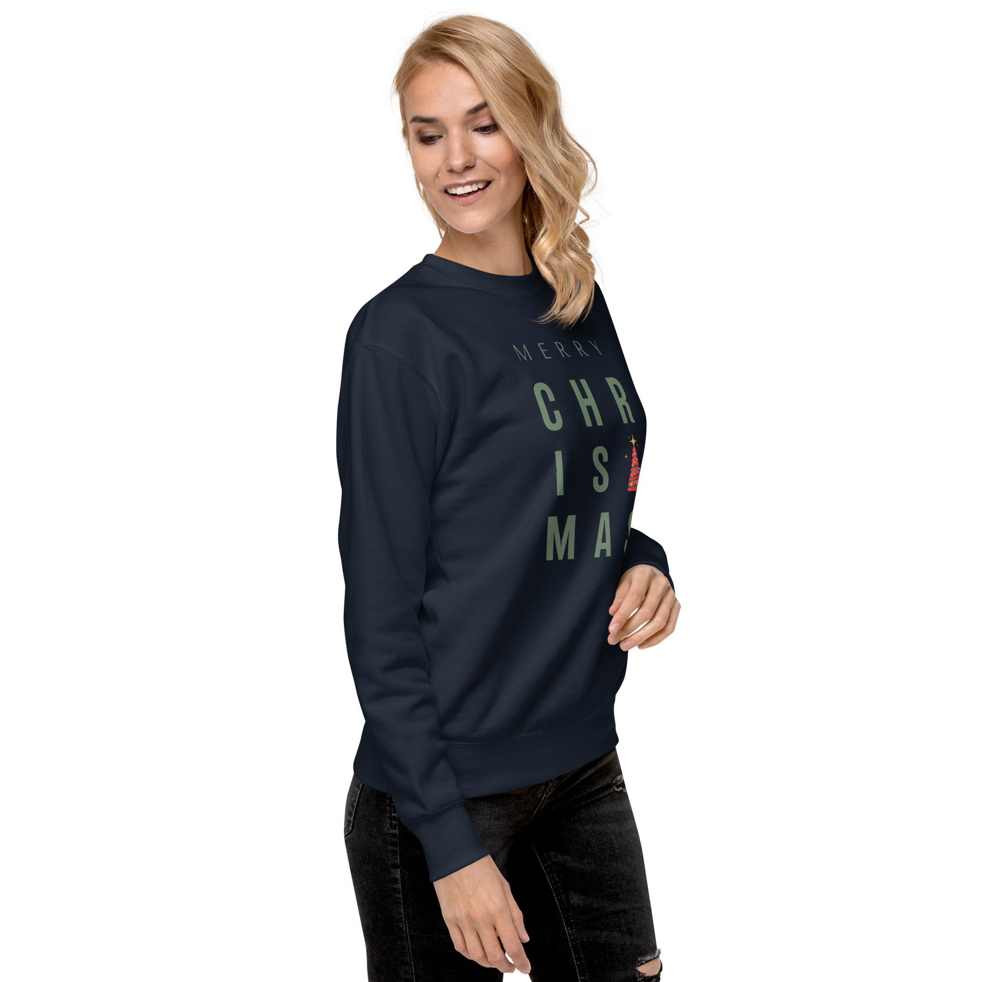 Merry Christmas Sweatshirt - Vegan America