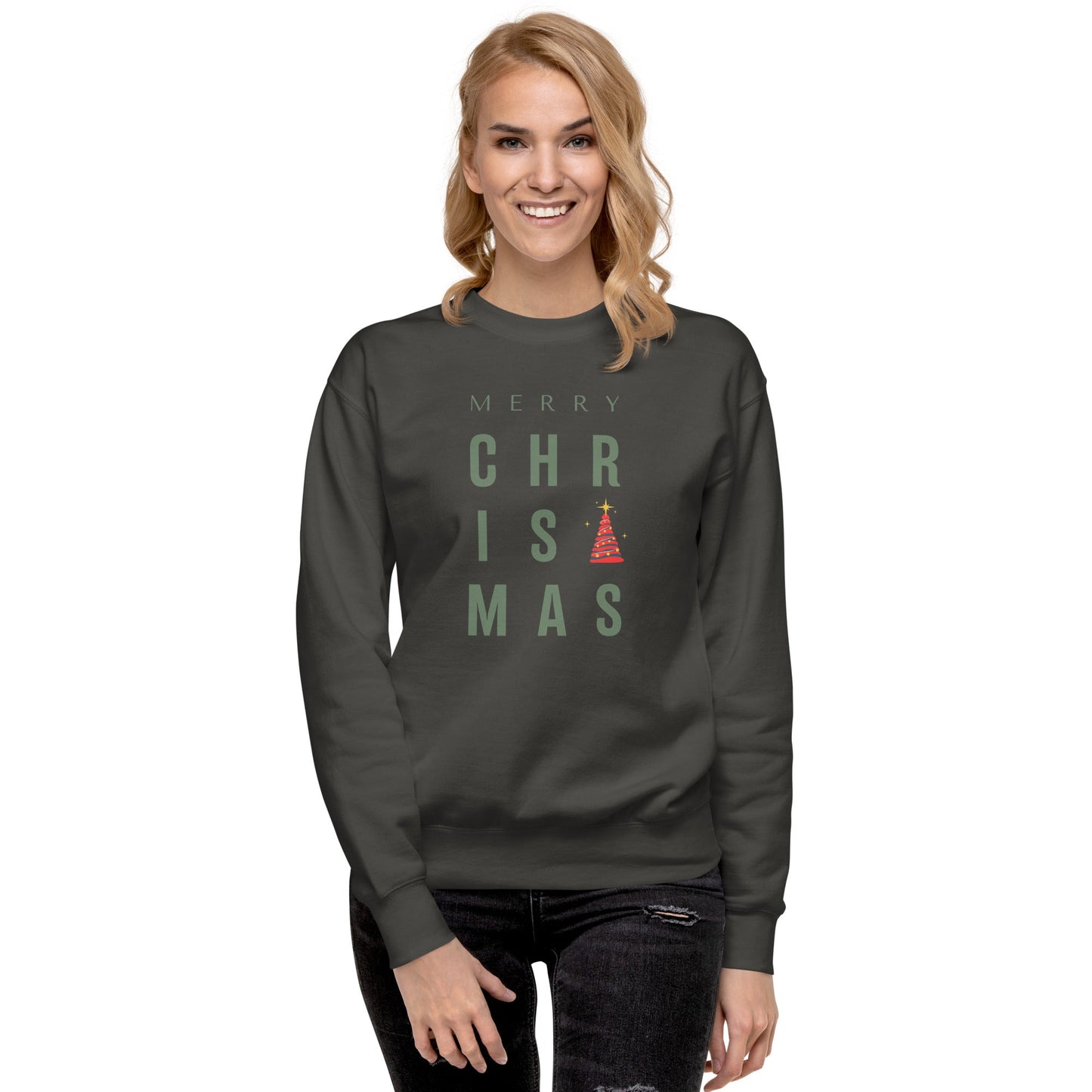 Merry Christmas Sweatshirt - Vegan America