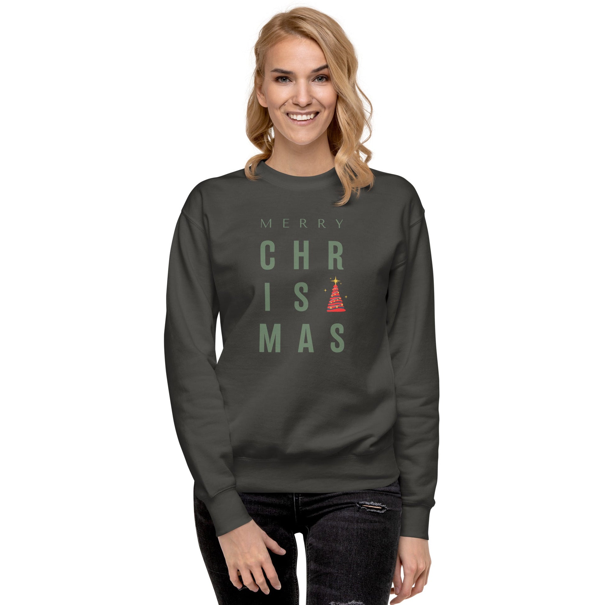 Merry Christmas Sweatshirt - Vegan America