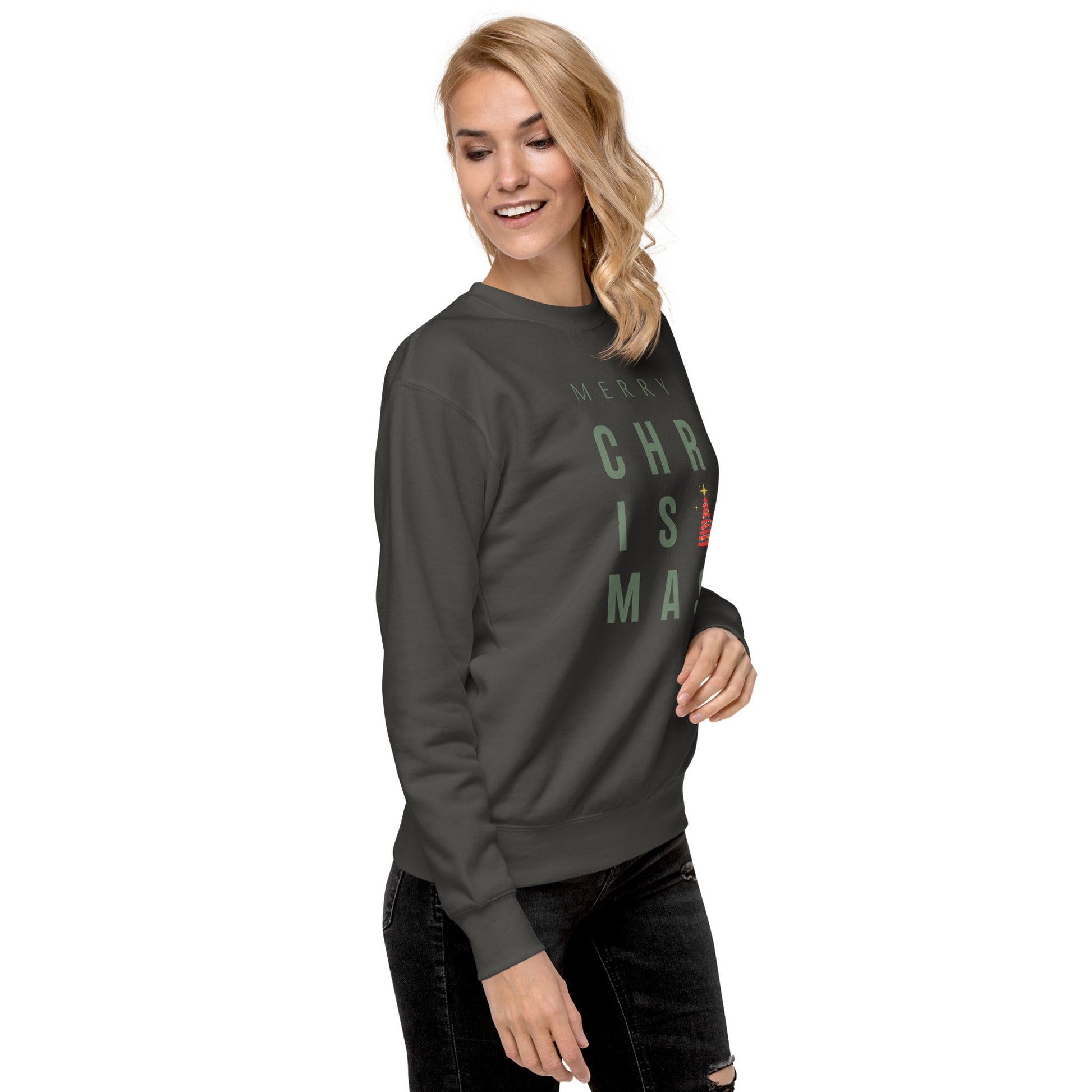 Merry Christmas Sweatshirt - Vegan America